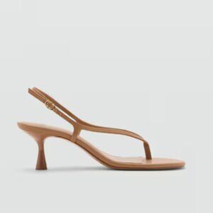 Mango strappy kitten heel sandals